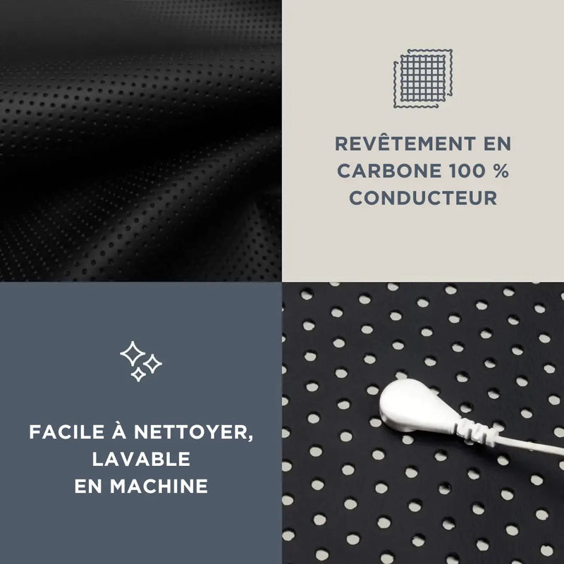 Natte de mise à la terre Terralie — tapis grounding portable