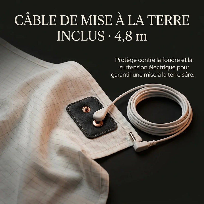 Terralie — Drap plat mise à la terre — cable