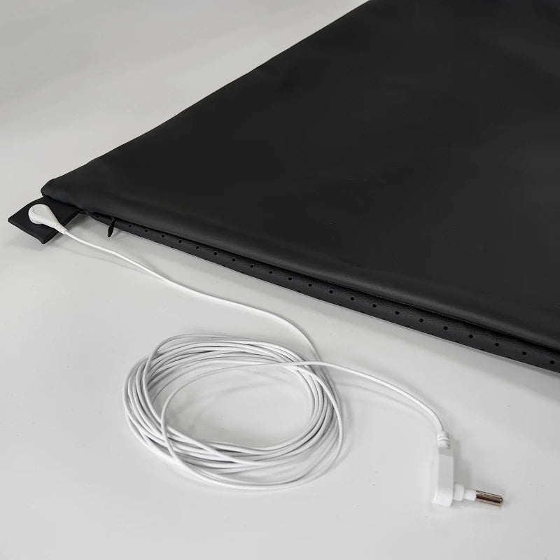 Taie d oreiller earthing Terralie — coton bio et argent conducteur