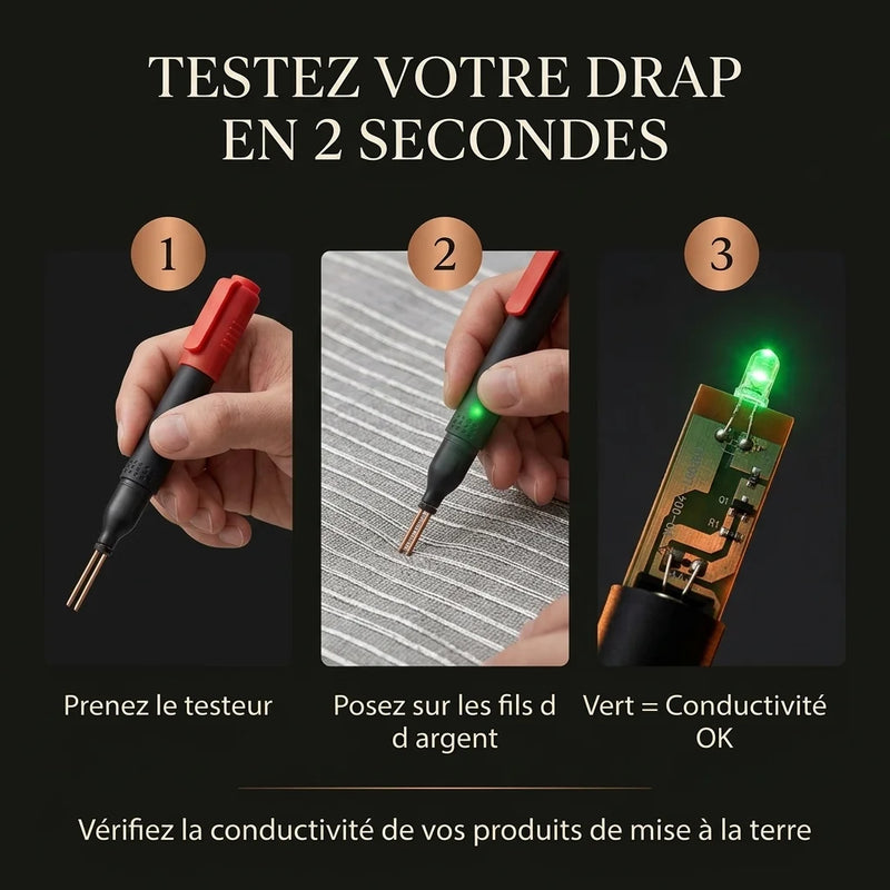 Terralie — Testez votre drap en 2 secondes