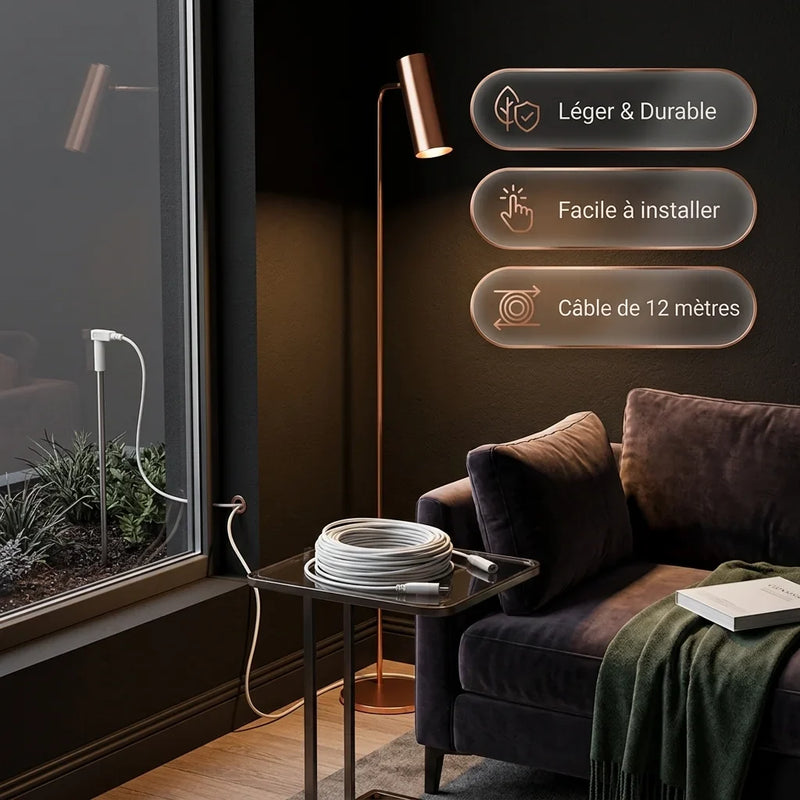 Tige de mise a la terre — Leger, Durable, Facile a installer